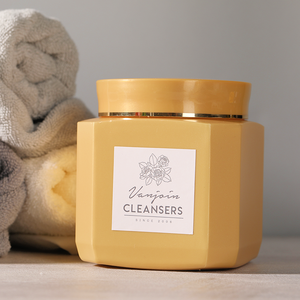 Étiquette personnalisée 300ml 700ml grands contenants cosmétiques carrés en plastique de crème jaune or rouge pot carré en plastique lotion huiles essentielles - Product Image 2