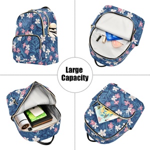 Hot Selling Flower Quilted <b>Waterproof</b> Teenager Book Bag College Student <b>Backpack</b> Women Lightweight <b>School</b> Bags Girls <b>Backpack</b> - Product Image 5