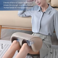 Masseur de pieds à brancher avec compresse chaude, télécommande, contrôle de la minuterie, pétrissage des pieds et des mollets, machine de massage thérapeutique pour la plante des pieds
