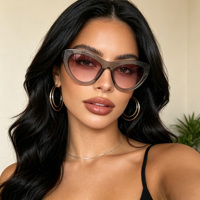 Nouveauté Lunettes de soleil œil de chat haut de gamme personnalisées UV400 polarisées en acétate, mode unisexe pour hommes et femmes, en stock