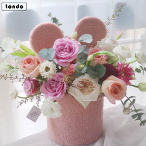 Tondo wholesale mickey mouse gift box lovely design flower box