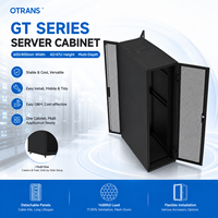 Armoire serveur en acier SPCC 19 pouces 42U 47U, rack de centre de données avec porte grillagée ou porte vitrée solide, boîtier réseau, direct usine