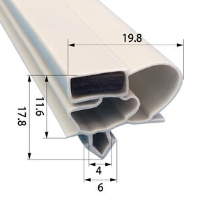 אטמי דלת פרופיל dart מקרר פופולרי מאוד עם מגנט חזק/כל הצבעים במלאי - Product Image 1