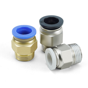 Apocalypse Copper Flexible Hose Pneumatic <b>Quick</b> <b>Connector</b> PC8 02 Straight Through White <b>Quick</b> Coupler Pneumatic Component - Product Image 3