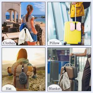 Pegangan tali koper kustom, jaket tugas berat dengan gesper, tali perjalanan, tali koper dapat disetel - Product Image 6