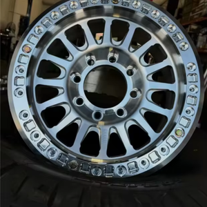 عجلات 4x4 بتصميم بيد لوك مصقول لسيارة دودج تشارجر 6x139.7 17x8.5 -10 -28PCD 4*100 5*114 6*114.3 جيلبريك - Product Image 3