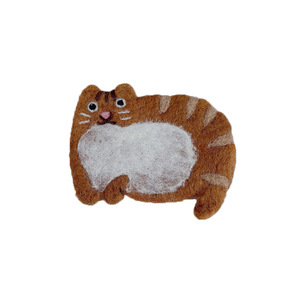Posavasos de Fieltro de Lana con Diseño de Gato de Dibujos Animados, Grueso, Adorable y Estilo Japonés, Aislante del Calor - Product Image 5