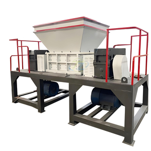 Heavy Duty 2000-5000kg/H Cross Cut <strong>Shredder</strong> Machine Paper Iron Steel Disc Wood Plastic Bottle Corn Cardboard Cotton Cloth Double - Product Image 2