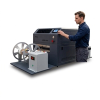 Imprimante numérique rotative CMYK pour étiquettes en rouleau, machine d'impression numérique rouleau à rouleau, équipement d'impression jet d'encre pour autocollants en papier auto-adhésifs