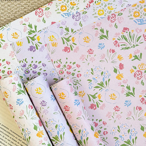 New Fresh Flower Packaging <b>Paper</b> Grass Flower Fresh Hand drawn Fragrant Packaging <b>Paper</b> Floral Packaging <b>Paper</b> - Product Image 2