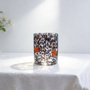 Nuova Tazza Colorata <span class=keywords><strong>a</strong></span> <span class=keywords><strong>Pois</strong></span> con Patch Lettera e Icona 3D, Bicchiere in Vetro dal Design alla Moda, Riutilizzabile per Casa e Regalo - Product Image 6