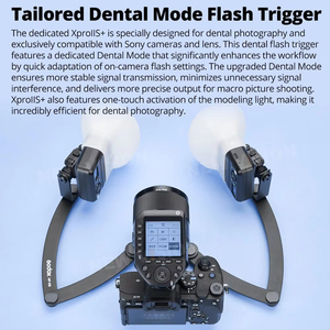 Kit de <span class=keywords><strong>Flash</strong></span> Macro Dental Godox MF12-DK1 MF12, <span class=keywords><strong>Flash</strong></span> TTL con Control Inalámbrico de 2.4 GHz para Sony A6400 A74 A7R5 ZV-E10 - Product Image 6