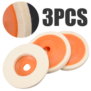 Tampons de polissage de voiture en feutre de laine de haute qualité 100mm OEM pris en charge tampon de meule en pierre haute Performance pour les carrosseries de voiture - Product Image 6
