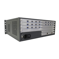 Pengontrol Video Wall 2x4 HD, Prosesor Dinding LED, Pengontrol Matriks FPGA Seamless untuk Ruang Kontrol dan Pusat Komando