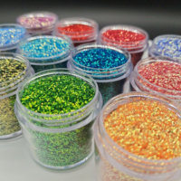 Epoksi reçine tumbler noel süslemeleri için toplu yanardöner glitter polyester yüksek sparkle kozmetik pırıltılar
