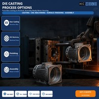 Boîtiers de moteur moulés sur mesure avec usinage CNC et support d'assemblage
