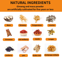 Greenpie OEM/ODM Compléments alimentaires naturels pour l'immunité Énergie Maca Ginseng Santé masculine adulte Poudre