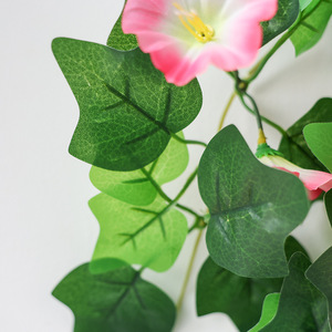 Artificial Morning Glory Rattan <b>Hanging</b> Flower Plastic Vine Floral Ornament Wall <b>Hanging</b> Decor for Home Balcony Indoor Layout - Product Image 3