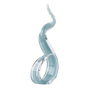 Scultura in Vetro Astratta a Spirale, Decorazione Moderna per Casa, Bagno, Ufficio e Soggiorno - Product Image 2
