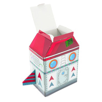 Caja de Regalo con Forma de Cohete Impresa Personalizada, Empaque de Papel Premium para Promoción de Marca y Venta al por Menor