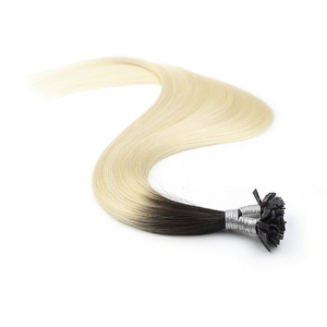 Extensiones de Cabello Remy K.SWIGS T1N-60 Ombre Natural-Blend, Lisas, Doble Trama, 12-28 Pulgadas, 50G/50PCS, Pre-adheridas con Queratina, Punta Plana - Product Image 2