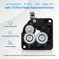 Gear Ekstruder K1 dari Paduan Berlapis Nikel yang Kompatibel dengan Printer 3D K1/K1C/K1 Max/Ender 3 V3 dan Ender 3 V3 Plus.
