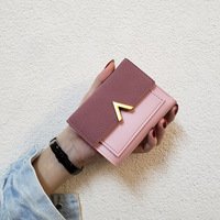 Dompet wanita merek kulit Pu desain keren grosir kustom kartu kredit