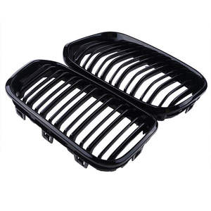 Rejilla de Parachoques Delantero para BMW Serie 1 2015-2017 F20, Malla de Admisión de Aire de Plástico ABS para Mejora y Reequipamiento - Product Image 3