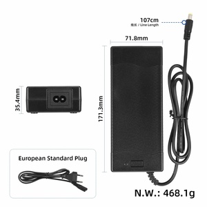 อะแดปเตอร์ชาร์จแบตเตอรี่แท้ 58.8V 2A สำหรับสกู๊ตเตอร์ไฟฟ้า Kukirin G3 รุ่นดั้งเดิม  อะแดปเตอร์ DC 2.1 ชาร์จไฟแท้ Kukirin G3 54.6V 2A - Product Image 2