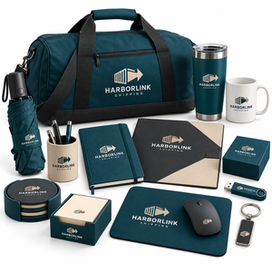 Bolsa de Lona Personalizada, Porta Paraguas, Porta Bolígrafos, Porta Cuadernos, Carpeta, Vaso Térmico, Taza de Cerámica, Regalos de Bienvenida para Empresas de Transporte Marítimo - Product Image 1