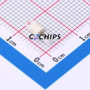 RH-5007 Test Point / Test Loop Connector ( Connector Type: Pin Type (Through Board) )( Housing Color: White ) - Product Image 1