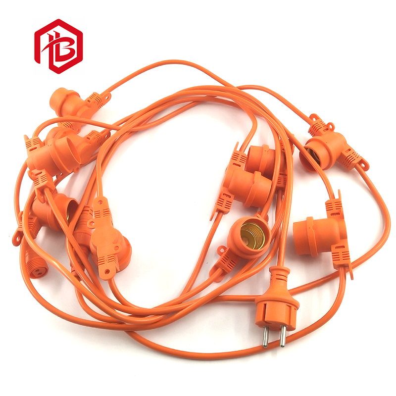 Рождественская гирлянда нового дизайна, водонепроницаемая уличная светодиодная гирлянда, праздничная гирлянда, осветительная полоса, патрон e27, медный держатель лампы