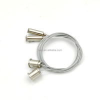 Oem Odm Laiton Mousqueton Réglable Pince pour Câble Fil d'Acier Kit de Suspension pour Câble Montage au Plafond