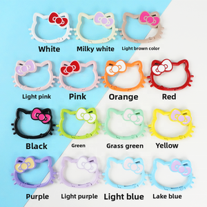 Kt h032 koran-शैली की बिल्ली मिश्र धातु तेल छोड़ने वाले रंग खोखले बालों को लटकाना बैग कीचेन इवु - Product Image 1