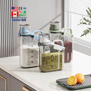 Hộp đựng thực phẩm, ngũ cốc, gạo, dạng trong suốt, kín hơi, dung tích lớn, tiện dụng - Product Image 1