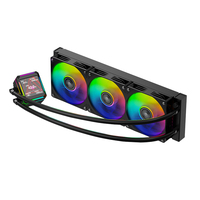 Refroidisseur de processeur liquide AIO Tian Jifeng Baidi II 360 mm avec écran LCD 2,8 pouces, haute efficacité, ARGB, roulement à billes
