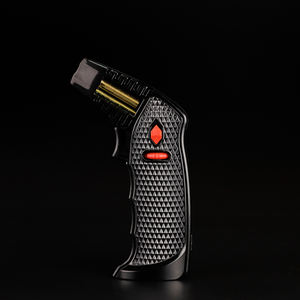 Модный ветрозащитный Многофункциональный газовый многоразовый металлический цинковый сплав прикуриватель пистолет факел пистолет зажигалка - Product Image 4