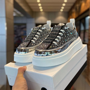 Zapatos Casuales para Mujer 2026, Zapatos Planos con Cordones y Plataforma, Zapatos Deportivos para Mujer y Señora, Zapatos Deportivos con Pedrería - Product Image 4