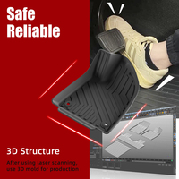 TPE Wasserdichte rutsch feste Teppich-Automatten 3D RHD EV Auto-Boden matte Für MG4/MG4 RS 2021-2024