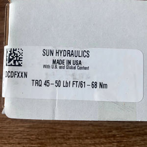 DCDF-XXN DCDFXXN DCDF XXN SUN HDYRAULICSオリジン4ウェイ、2ポジション、パイロットシフト方向バルブカートリッジインサート在庫あり - Product Image 2