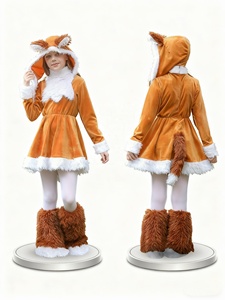 Disfraces de Animales con Capucha para Niñas, Disfraces de Zorro, Ardilla y Otras Animales de la Selva para Niños Pequeños, para Halloween, Fiestas y Carnaval - Product Image 4