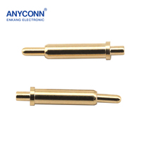 Connecteurs USB ANYCONN OEM personnalisés en laiton plaqué or haute précision, modèle 26 trous, fixation durable, broches mâles noires