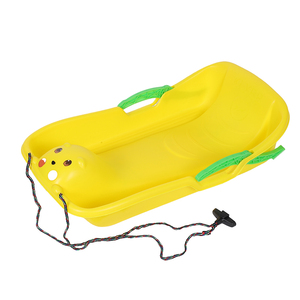 <span class=keywords><strong>Ski</strong></span> en HDPE durable, petit modèle Pikachu, couleur personnalisée pour enfants, garçons, filles, adultes, avec poignées intégrées et corde de traction - Product Image 2