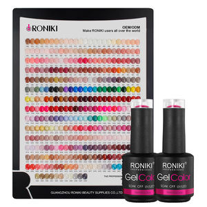 Esmalte de Uñas en <span class=keywords><strong>Gel</strong></span> No Tóxico RONIKI Libre de HEMA Blanco Milán Japonés Personalizado UV Marca Privada Uñas Coreanas Esmalte en <span class=keywords><strong>Gel</strong></span> - Product Image 1