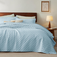 Parure de lit 3 pièces en microfibre 600TC, style européen, écologique, directement de l'usine, pour chambre à coucher, vente en gros