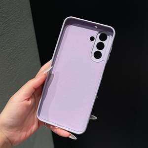 Étui de téléphone magnétique en silicone liquide avec doublure en velours à l'intérieur, adapté aux séries <span class=keywords><strong>Samsung</strong></span> S/A, <span class=keywords><strong>meilleur</strong></span> étui de téléphone - Product Image 4