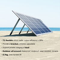 200W 1000W puissance pliante 120W banque carrée Mini Pisen Polym 300W vente en gros 15W panneau solaire personnalisé avec panneau solaire personnalisé