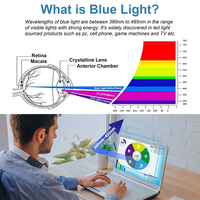 New 2026 Anti Blue Light Filter for Universal 14 Inch 4:3 Notebook Used for Home & Office Reduce Eye Strain Screen Protector