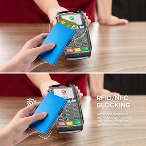 Tilonstar ที่ใส่บัตรประชาชนแบบป๊อปอัพอัตโนมัติเคสปิดช่องใส่กระเป๋าสตางค์อลูมิเนียมที่ใส่บัตรธนาคารสำหรับผู้ชาย - Product Image 5