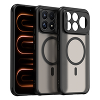 Coque de téléphone tendance transparente en PC+TPU anti-traces de doigts, effet givré, pour Xiaomi Redmi K100 Pro Max